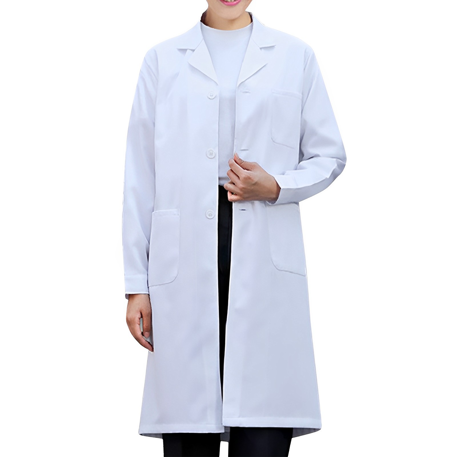 Lab Coat Medical - White Lab Coat For Women Men