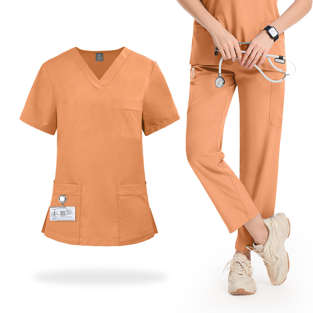 Lab Coat Medical - Thin Short Sleeve Operating Room Work