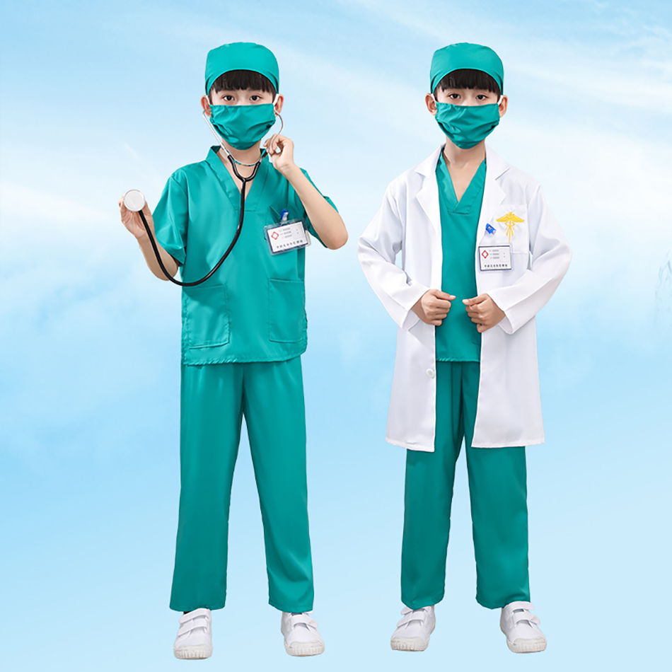 7 Pcs/Pack Kid White Medical U - Lab Coat Medical review and price