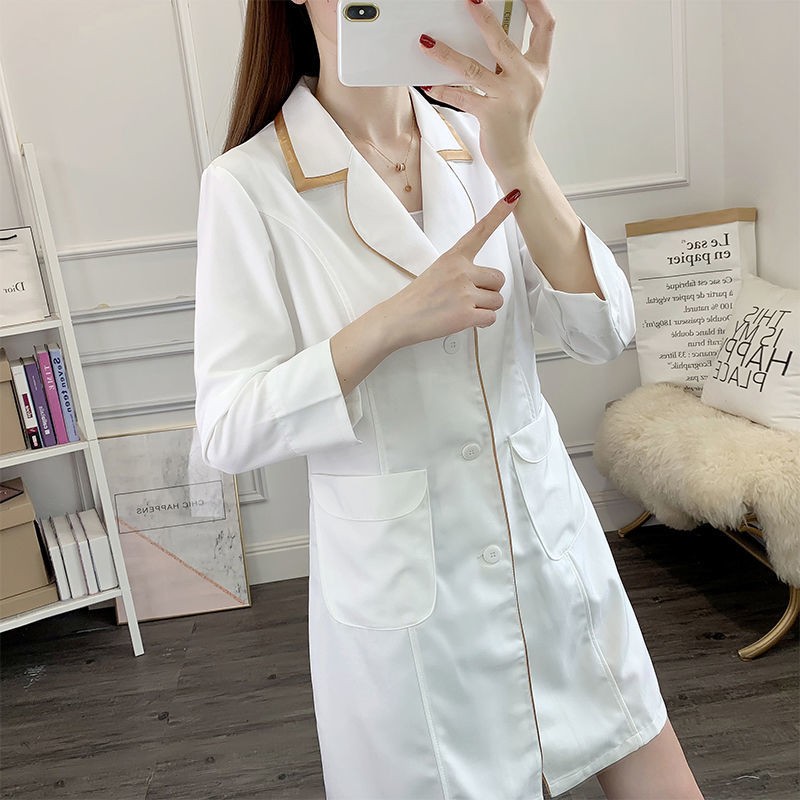 white short beauty uniform dre - Lab Coat Medical review and price