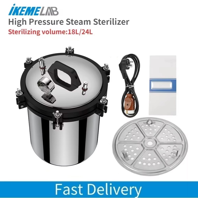 IKEME 18/24L Portable Autoclav - Medical Lab review and price