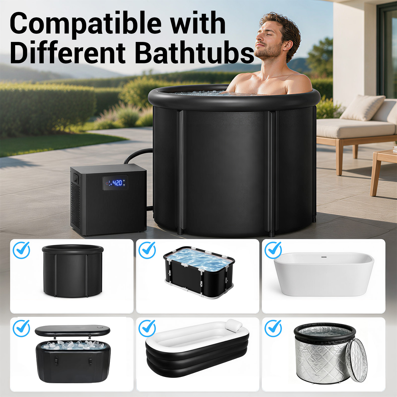 Oval Ice Bath Chiller & Cold P - Medical Lab Kit review and price