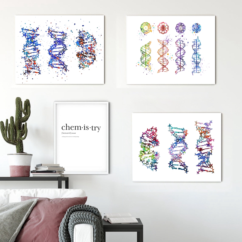 DNA Molecule Print Modern Medi - Medical Lab Pictures review and price