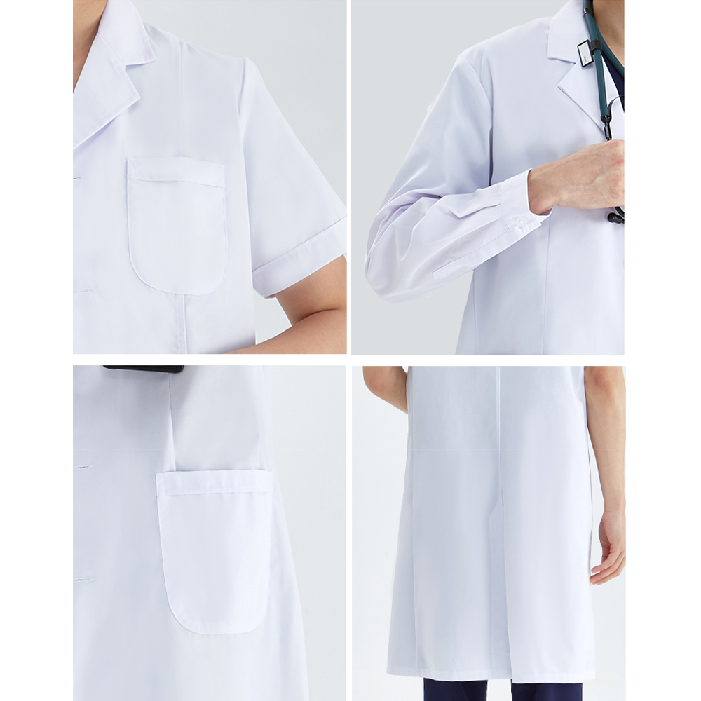 Unisex White Coat Lab Coat Hos - Lab Coat Medical review and price
