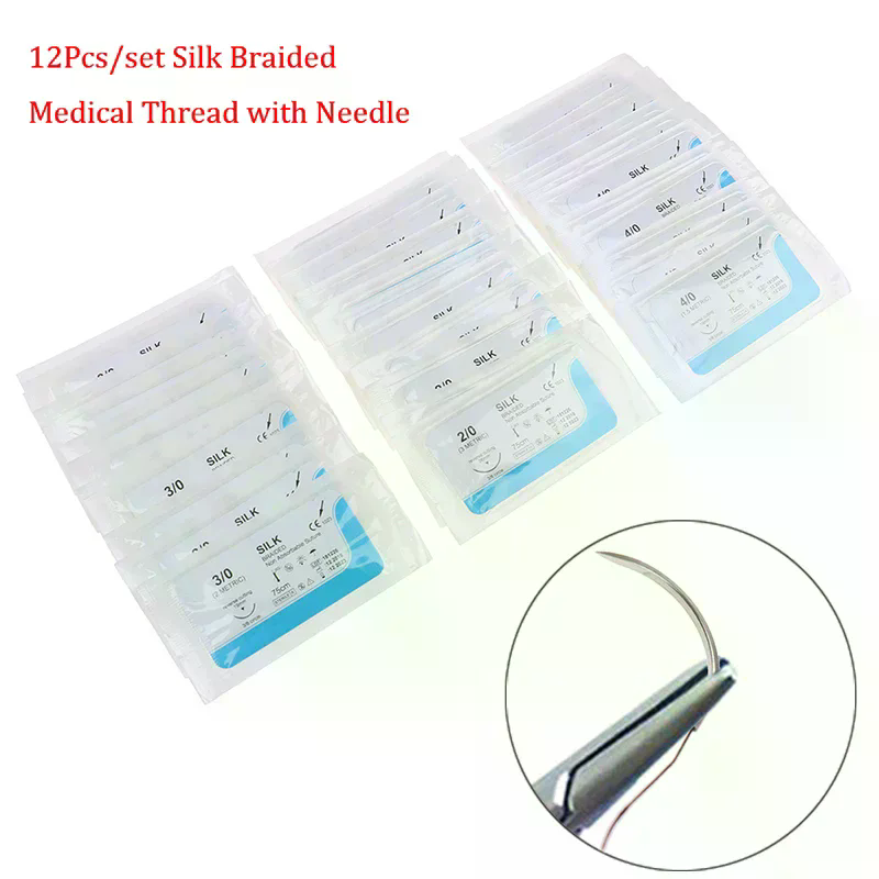 12PCS Silk Dental Suture Kit S - Medical Lab Kit review and price