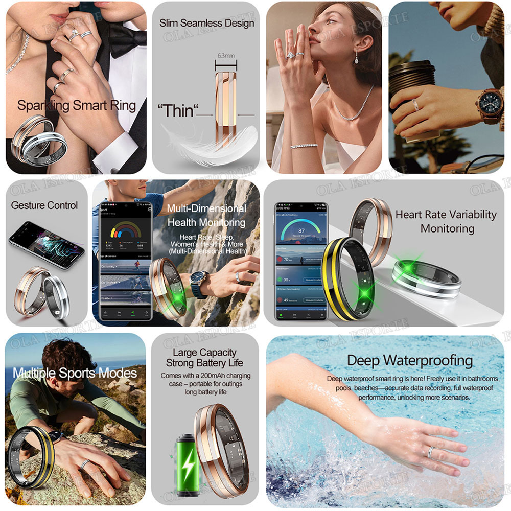 Gesture Sensing Smart Ring Hea - Blood Pressure Monitor review and price